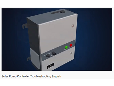 Solar Pump Controller Troubleshooting English